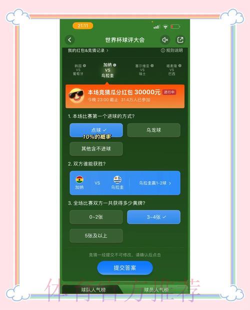 世界杯竞猜平台:全新互动玩法助你畅享竞猜升级体验 世界杯竞猜平台:全新互动玩法助你畅享竞猜升级体验